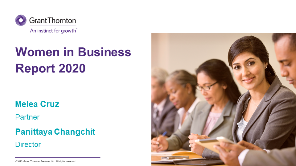 2020 Grant Thornton Women in Business - Thailand